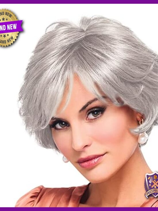 Chin Length Layered Synthetic Wig, Heat-Friendly, Average Cap Size, Versatile main image 4